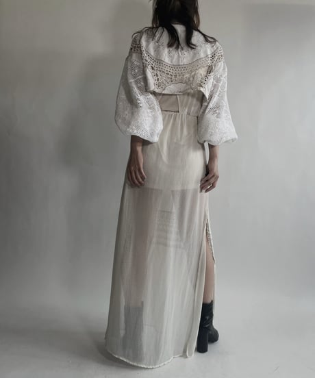 【RE;CIRCLE】 RE Crochet Top / 220623-021