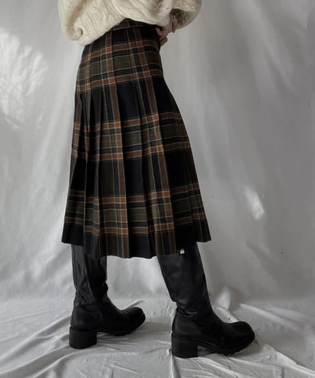 【USED】 Kilt Skirt/220102-025