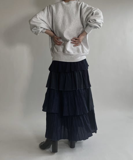 【RE;CIRCLE】 RE Indian Cotton Skirt / 220503-008