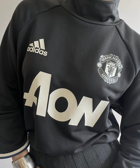 【USED】 adidas MANCHESUTER UNITED L/S Soccer Shirt /240921-002