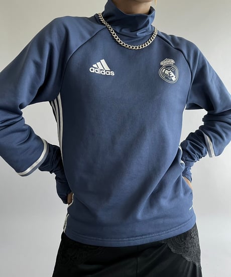 【USED】 adidas Real Madrid L/S Soccer Shirt  /240921-022