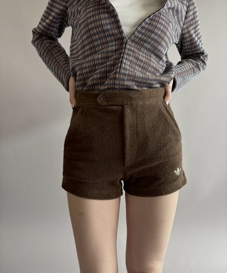 【USED】 Dead Stock 70~80's adidas ATP Pile Shorts /260328-021