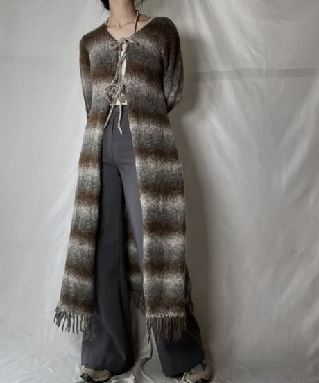 【USED】  Mohair Knit Long Gown/220127-022