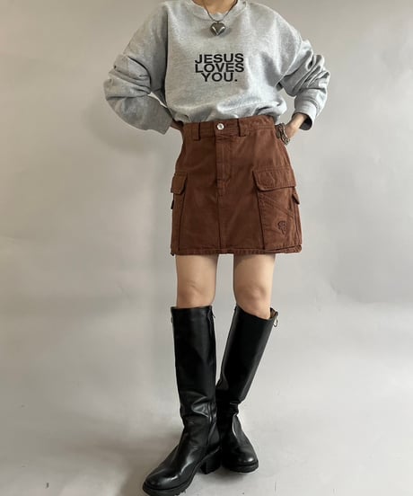 【USED】 Heaven Cargo Pocket Mini Skirt / 241109-018