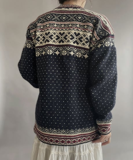 【USED】 Tyrolean Knit Cardigan / 230121-025