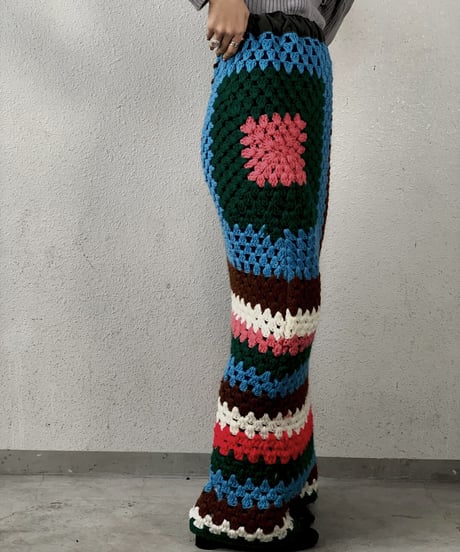 【RE;CIRCLE】 Granny Knit Long Skirt ③ /210125-0010