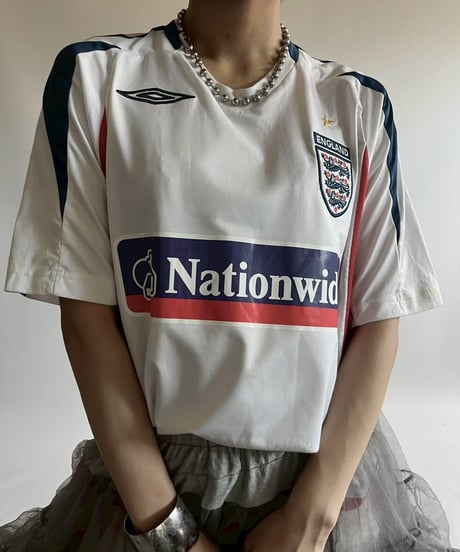 【USED】07~08's UMBRO England Training Soccer Shirt / 250809-014