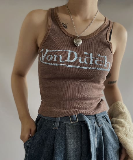 【USED】 Von Dutch Tank Top   / 230928-008