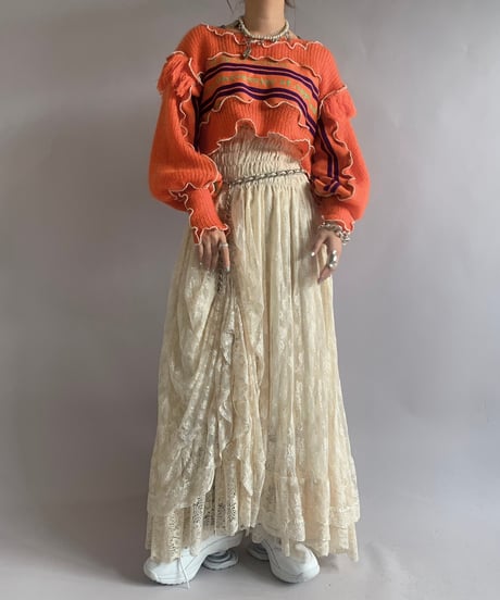 【RE;CIRCLE】 RE Mellow Knit Top /  241121-010