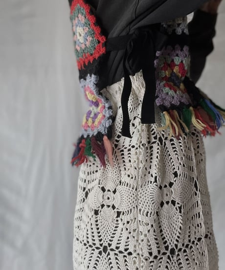【RE;CIRCLE】 RE Granny × Crochet N/S One-piece①/211014-010