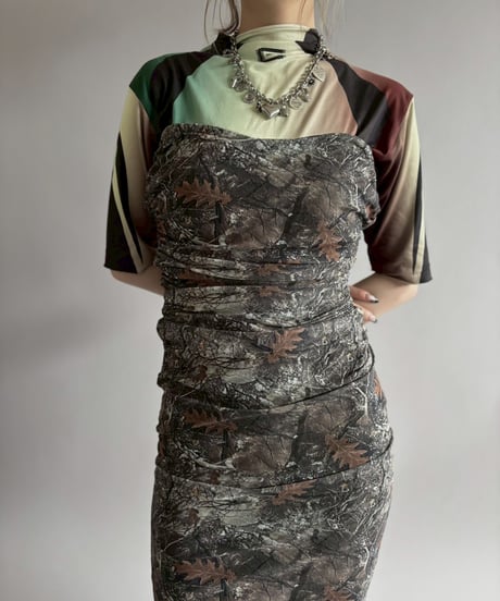 【USED】 Real Tree Camouflage Pattern Design One-Piece / 260411-009