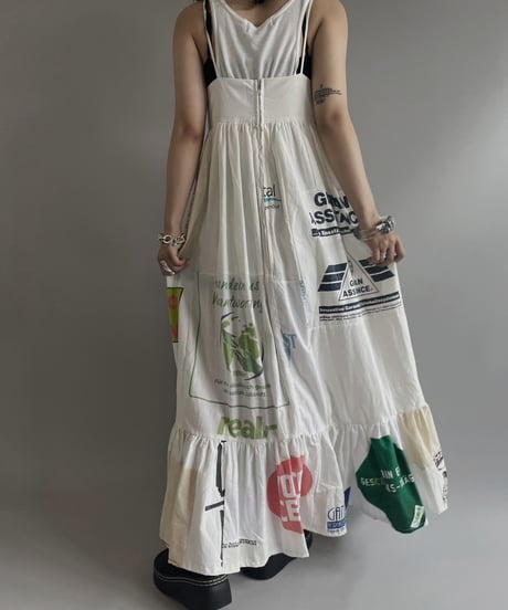 【RE;CIRCLE】RE Eco-Friendly Bag Camisole Long One-piece / 230622-011