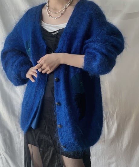 【USED】  Mohair Cardigan②/210303-030