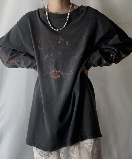 【USED】 S/S T-shirt HARLEY-DAVIDSON②/210801-056