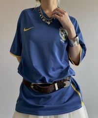 【USED】 08's Nike Brazil Soccer Shirt / 260530-013
