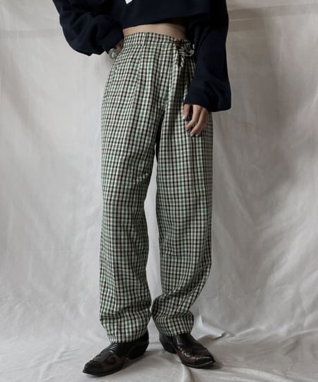 【USED】 Plaid Pants/211014-052
