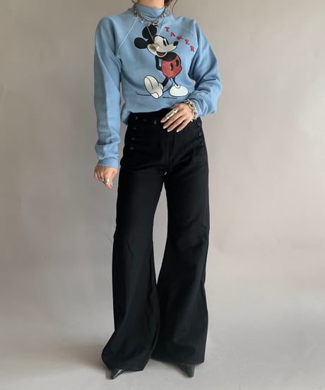 【USED】 80s Disney Mickey Sweat Top/241124-005