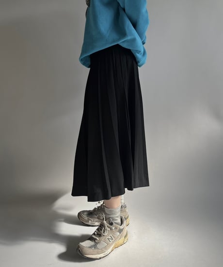【USED】 Wool Pleats Skirt/250118-021