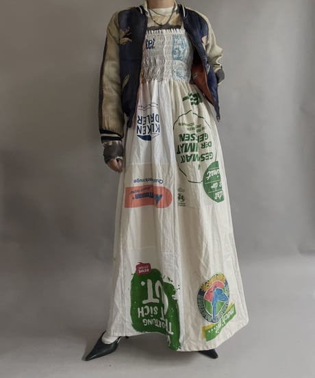 【RE;CIRCLE】RE Eco-Friendly Bag Shirring One-piece / 230327-020