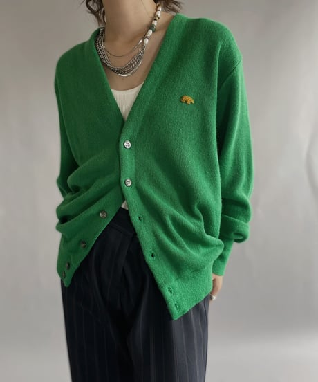 【USED】  Jack Nicklaus Acrylic Knit Cardigan / 221008-021