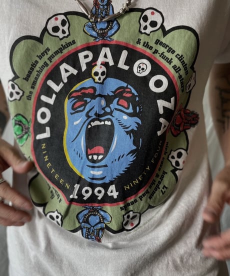 【USED】 S/S T-shirt LOLLAPALOOZA '94  /210617-053