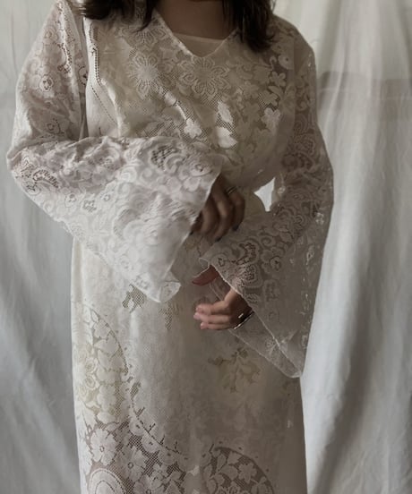 【RE;CIRCLE】 RE Lace Flare One-piece/210611-031