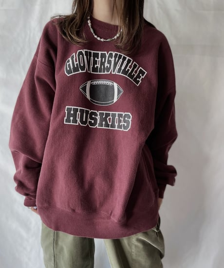 【USED】   Champion Reverse Weave Sweat GLOVERSVILLE/211007-024