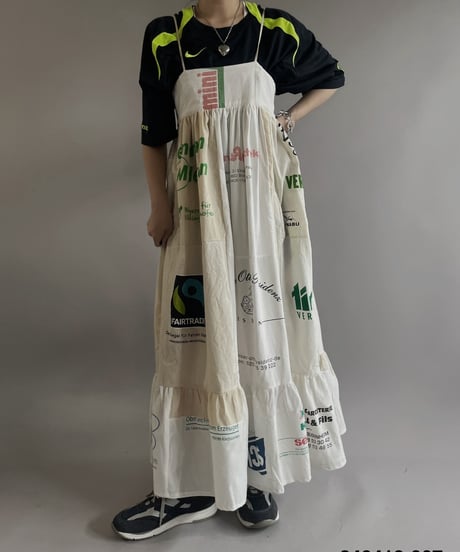 【RE;CIRCLE】RE Eco-Friendly Bag Camisole Long One-piece / 240418