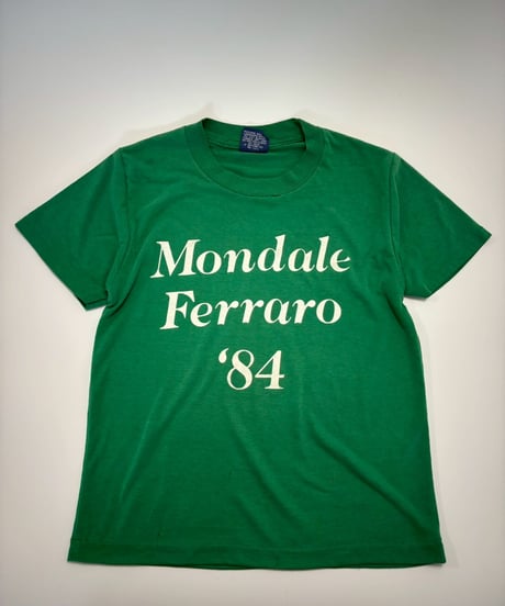【USED】 RESIZED Made in USA 84's Mondale Ferraro T-Shirt / 250802-008