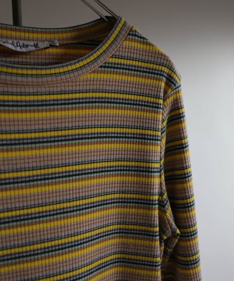 【USED】L/S Rib Knit Dress/ 220324-006
