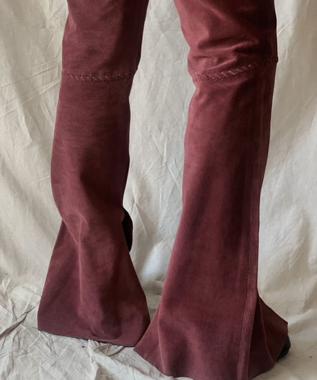 【USED】Fake Suede Pants/210217-038