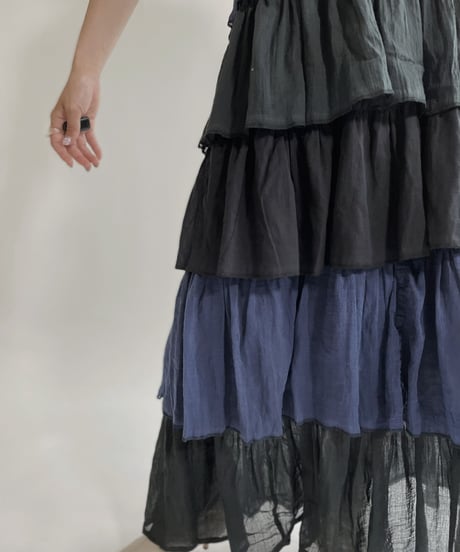 【RE;CIRCLE】 RE Indian Cotton Skirt / 220503-001