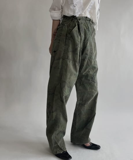 【USED】 Army Camouflage Pants / 220604-014