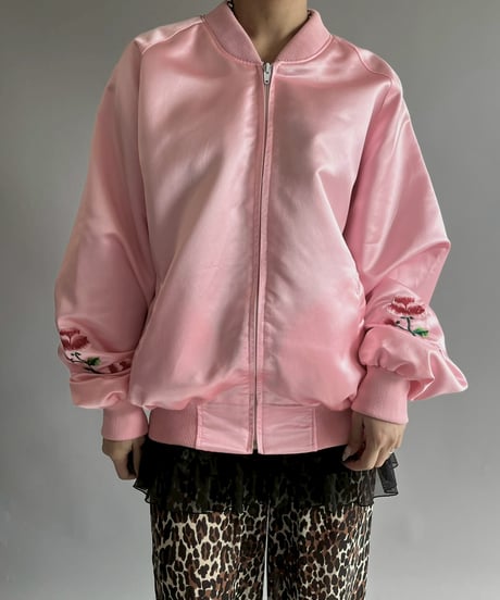 【USED】 Satin Blouson / 251122-001