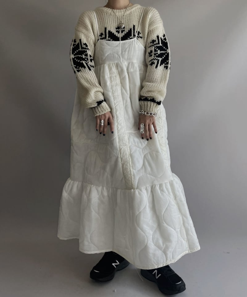 RE;CIRCLE】 RE Liner Camisole One-piece Long Wh