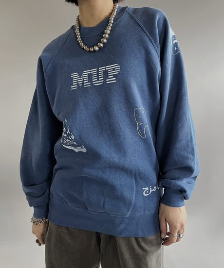 【Mashup Products】 Silk Screen Made in USA L/S JERSEYS Sweat top /  240217-021