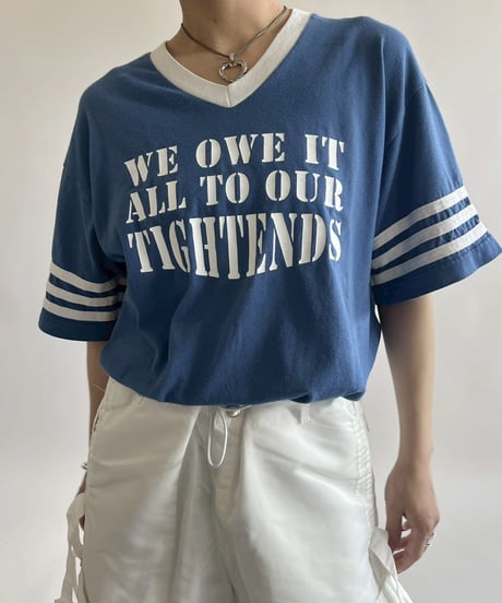【USED】 V-Neck Ringer T-Shirt /250503-002