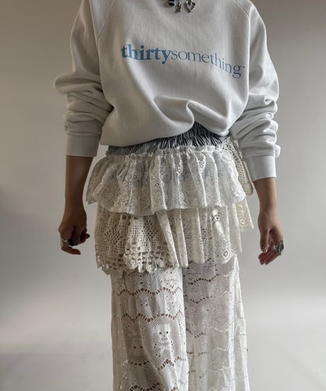 【RE;CIRCLE】 Re Crochet Stripe Skirt/ 250320-005