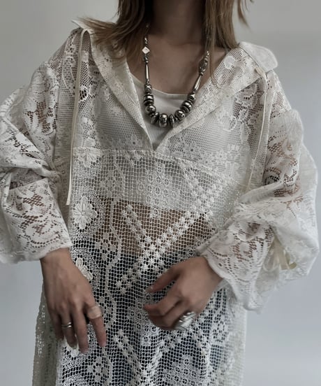 【RE;CIRCLE】 RE Crochet Lace One-piece / 220728-003