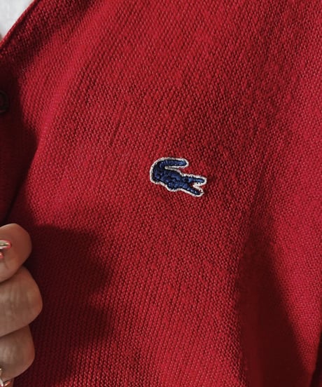 【USED】   LACOSTE Knit Cardigan⑤/210930-036