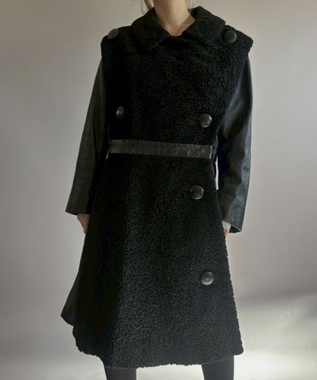 【USED】 Design Leather Coat / 260131-009