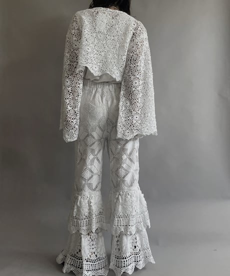 【RE;CIRCLE】 RE Crochet Lace Top / 230504-009