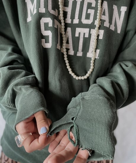 【USED】   Champion Reverse Weave Sweat MICHIGAN STATE/211007-015