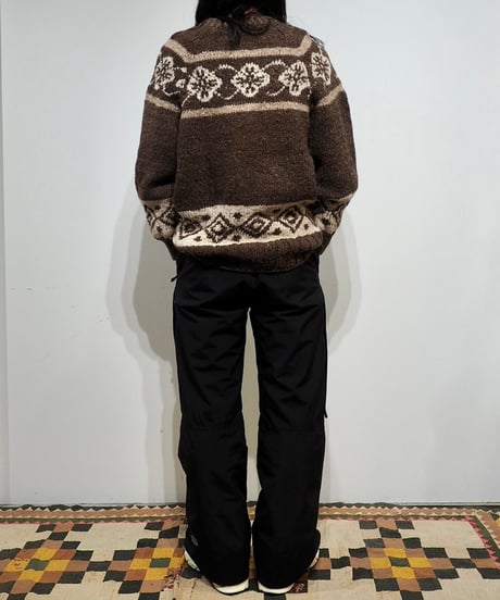 【USED】  Patterned Knit Top /240205-010
