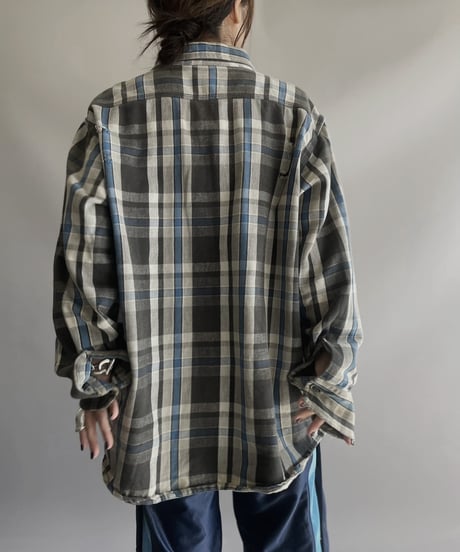 【USED】 Made in USA Carhartt Tartan Check Shirt/ 231125-010