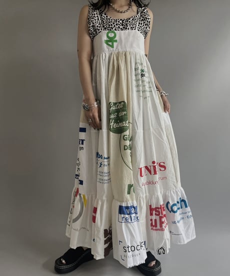 【RE;CIRCLE】RE Eco-Friendly Bag Camisole Long One-piece / 230622-018