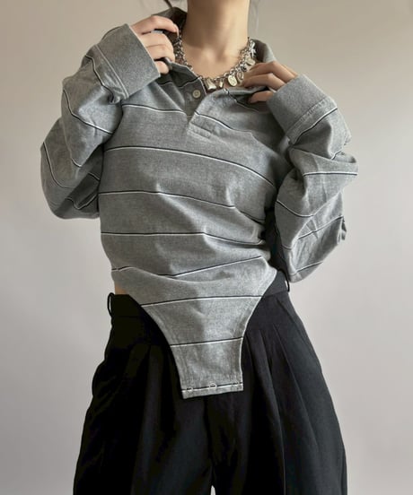 【RE;CIRCLE】 RE Leotard Rugger Shirt/ 260319-009