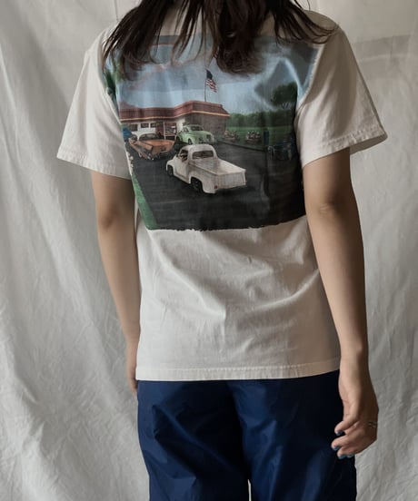 【USED】S/S T-shirt IN OUT BURGER /210602-001