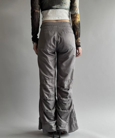 【USED】  Design nylon flare Pants / 250920-025