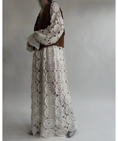【RE;CIRCLE】 RE Crochet Lace One-piece / 220526-015